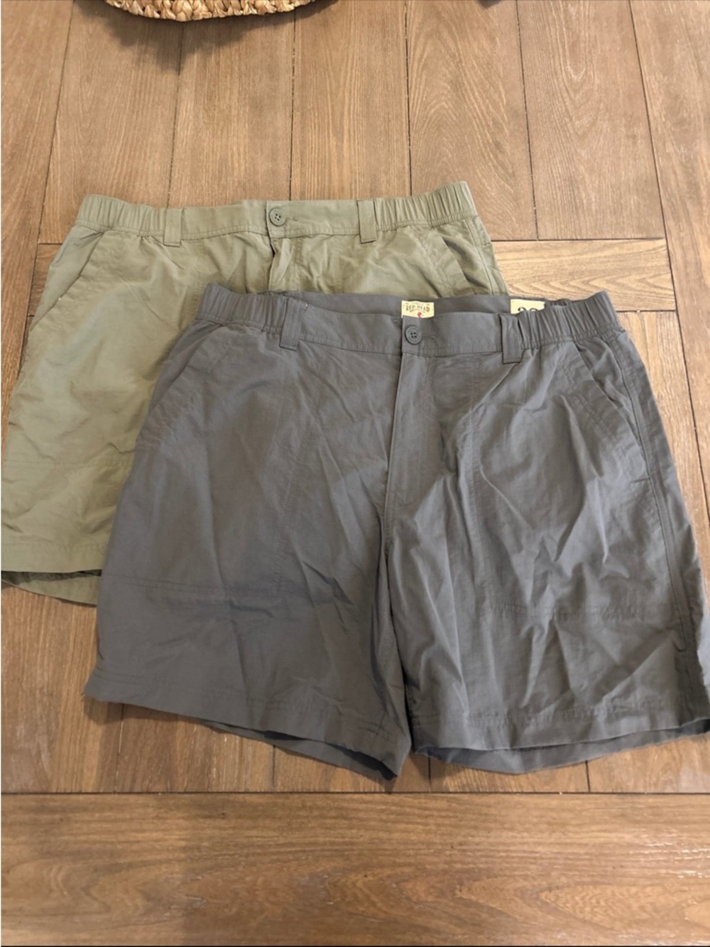 RedHead Men's Cargo Shorts in Olive Green and Gray